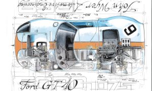 FORD GT40 N°6 J.ICKX & J.OLIVER